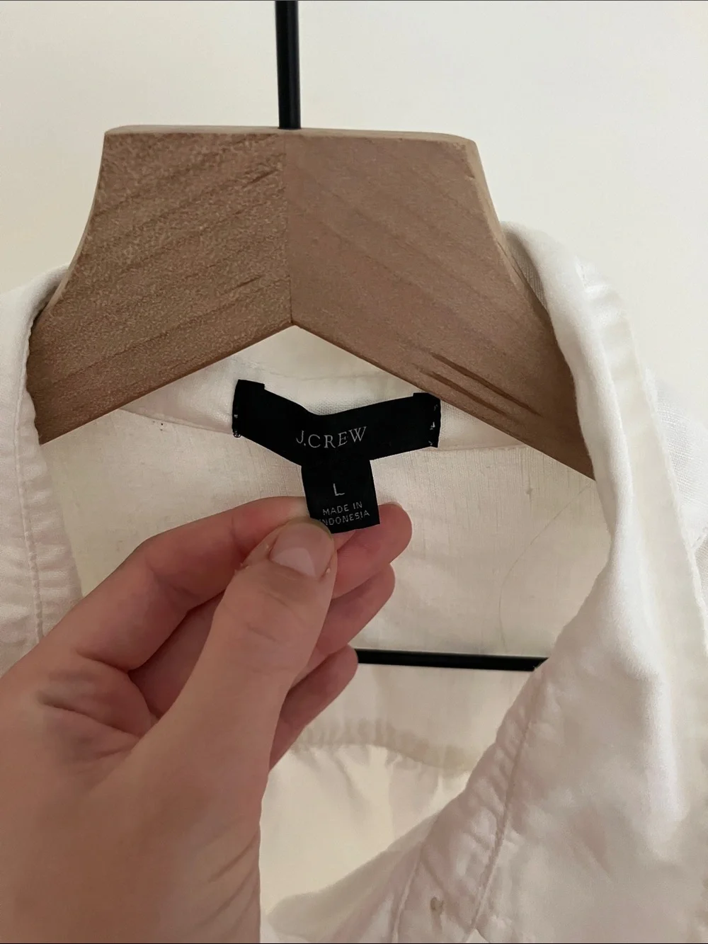 J-Crew Cover Up Relaxed-fit beach shirt in linen-cotton blend